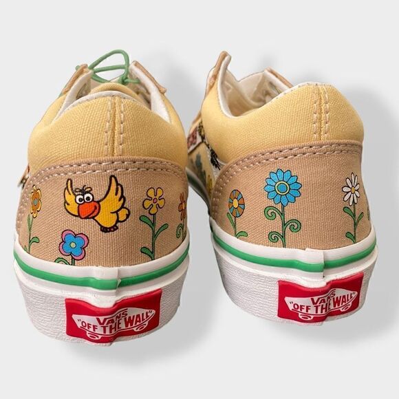 Vans Old Skool x Sesame Street Elmo Youth Sneakers Shoes size 3 New with Tags - Picture 7 of 11